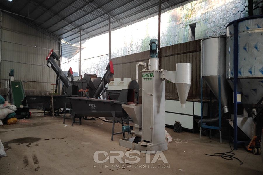 HDPE Waste Crushing, Washing & Recycling Line